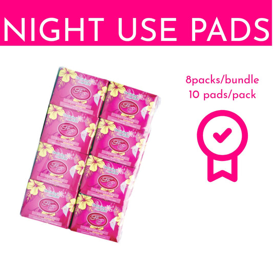 FC Bio Sanitary Pad - Night Use - 8 Packs