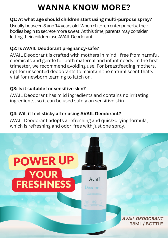 Deodorant | The Health Yard Philippines