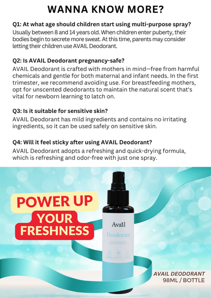 Deodorant | The Health Yard Philippines