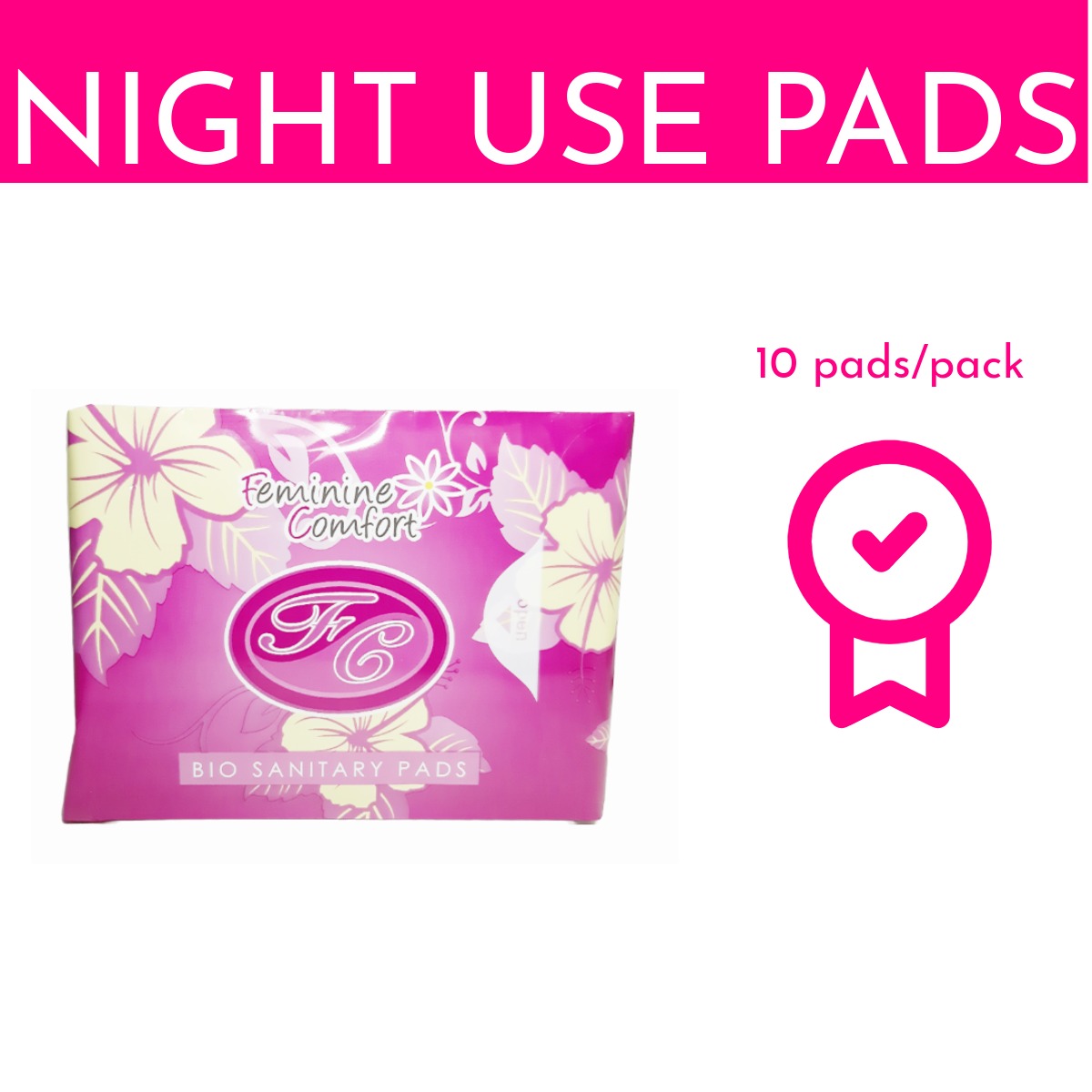 FC Bio Sanitary Pad - Night Use