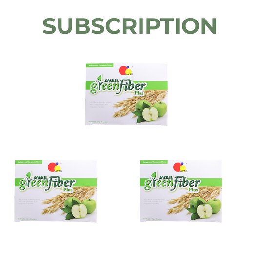 SUBSCRIPTION | Green Fiber Plus (15 Sachets) | The Health Yard