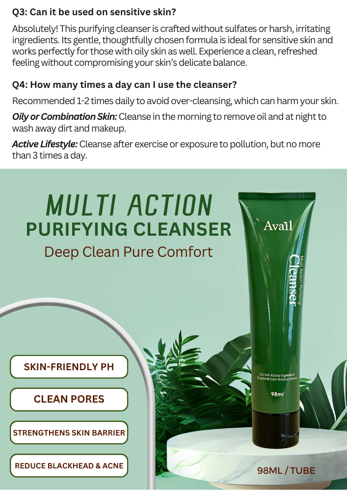 SUBSCRIPTION | Multi Action Purifying Cleanser (98 ML) | The Health Yard
