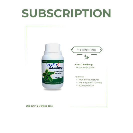 SUBSCRIPTION | Vista C - Sambong 100 capsule | The Health Yard